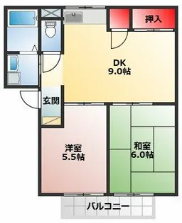 ラコートオオトリ【202号室】の間取り