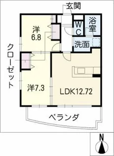 Metis Won【4階】の間取り