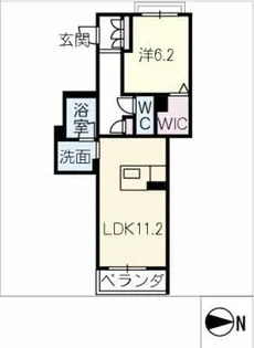 ヴィラ シャコンヌ【2階】の間取り