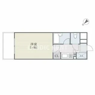 アーバンクルーザー高砂【6階】の間取り