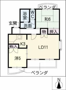 ルミエール【3階】の間取り