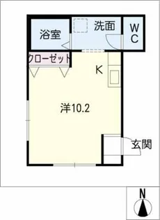 サン・friends東大久手【1階】の間取り