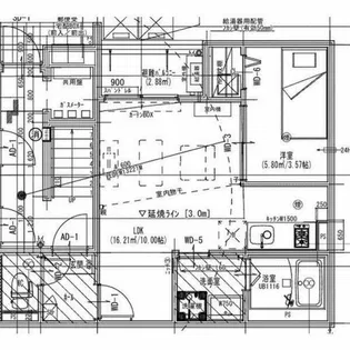 Jack hommachiⅡ【3階】の間取り
