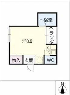 パラシオンFJ【6階】の間取り
