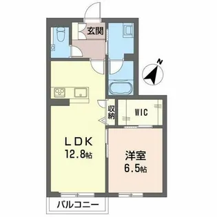 カーサグラス エステ【1階】の間取り