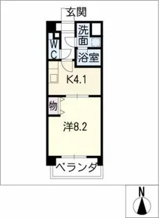 パークヒル神山【2階】の間取り