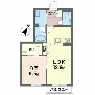 加西市北条町(カーサグラス エステ)【2階】の間取り