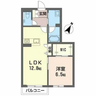 カーサグラス エステ【2階】の間取り