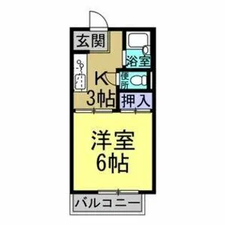 セフィラC・D棟【C101号室】の間取り
