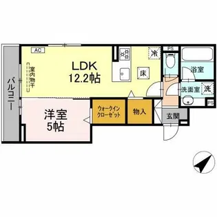 D-avance 柱六番町Ⅲ【1階】の間取り
