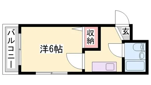サンアートビル21【101号室】の間取り
