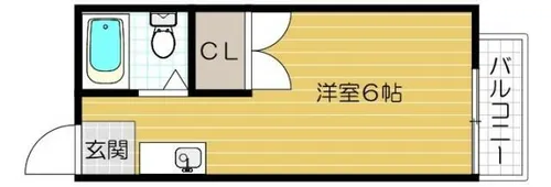 エスポワール香里【2階】の間取り