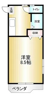 フォーレスト1【201号室】の間取り