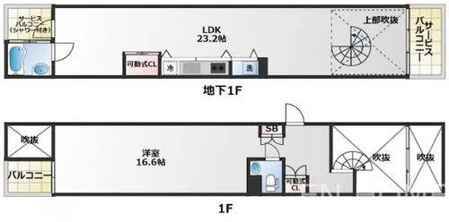匠空KYOMACHIBORI【1階】の間取り