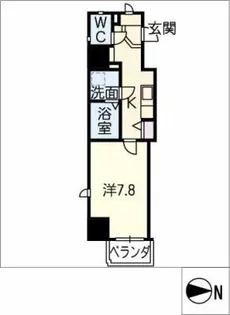 The金山Blossoms【6階】の間取り