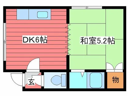マンション横山【5号室】の間取り