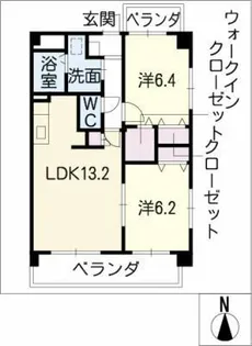 ドミール【2階】の間取り