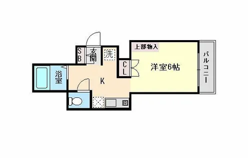 六甲ガーデンホームズ【311号室】の間取り