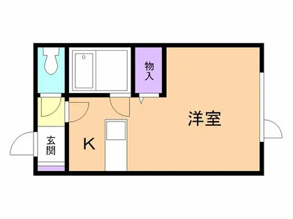 ジョイライフ【208号室】の間取り