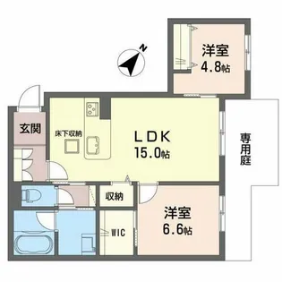 シャーメゾンシエロ【1階】の間取り