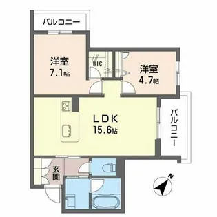 シャーメゾンシエロ【2階】の間取り