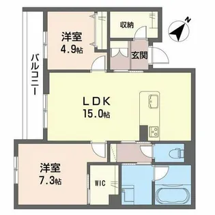 シャーメゾンシエロ【3階】の間取り