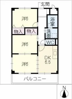 リバージュⅡ【2階】の間取り