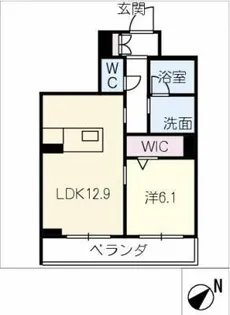 フェリシティⅢ【2階】の間取り