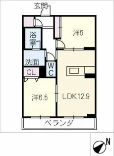 フェリシティⅢ【3階】の間取り