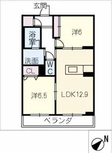 フェリシティⅢ【3階】の間取り