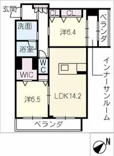 フェリシティⅢ【3階】の間取り