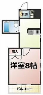 アロンサンシャイン【303号室】の間取り