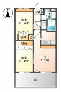 グレイス ヴィラ【1階】の間取り