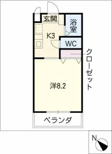 ヒルトップコート【1階】の間取り