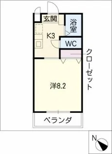 ヒルトップコート【1階】の間取り