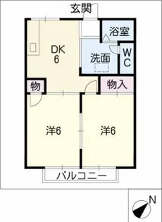 ファミーユ【2階】の間取り