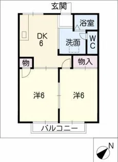 ファミーユ【2階】の間取り