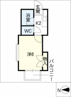 コーポラス セレクション【2階】の間取り
