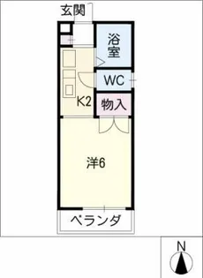 フローレスライフ藤ケ丘【3階】の間取り