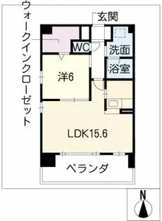 ESSE東別院【14階】の間取り