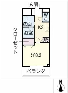maeyama FLAT【1階】の間取り