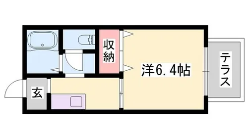 ヴェルディハイツC棟【2階】の間取り