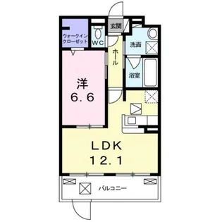 京都府京都市山科区東野森野町【アパート】の間取り