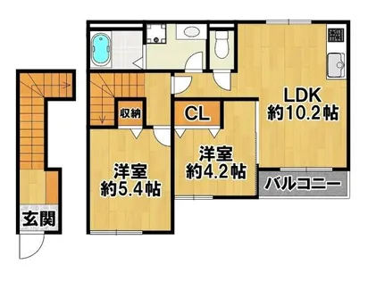 The LORD【202号室】の間取り