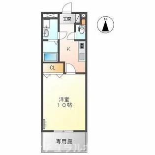 ネオコスモ西沢【101号室】の間取り