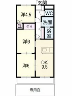 M・エターナル【1階】の間取り