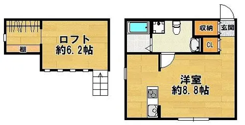 Ma Maison北六甲【103号室】の間取り