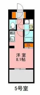 デュ・レジア博多レジデンス【2階】の間取り