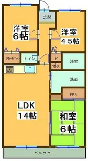 パストラルコート【3階】の間取り