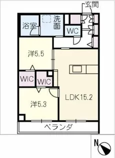 メゾン・ド・ノバリア【2階】の間取り